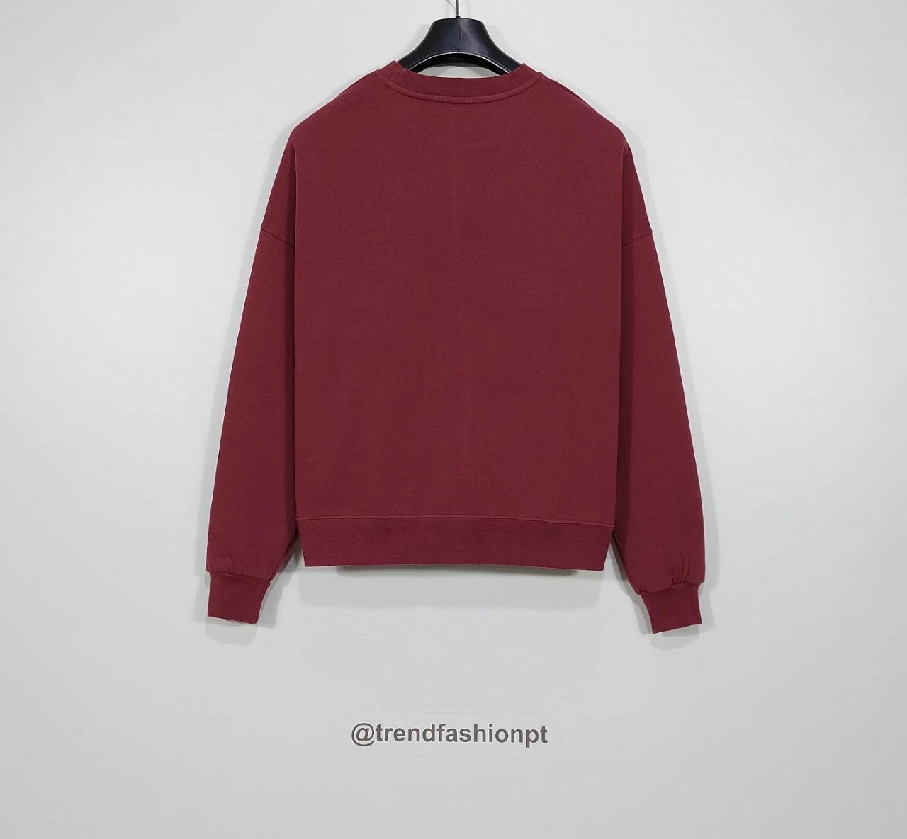 Rough Studios print cotton sweatshirt - burgundy S – photo 6